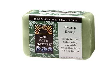 One with Nature - (Peppermint)Hemp Bar Soap 7 oz