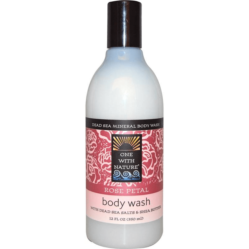 One with Nature - Rose Petal Body Wash 12 oz-OUT OF STOCK