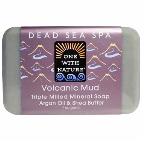 One with Nature - Volcanic Mud Dead Sea Spa Bar Soap 7 oz.