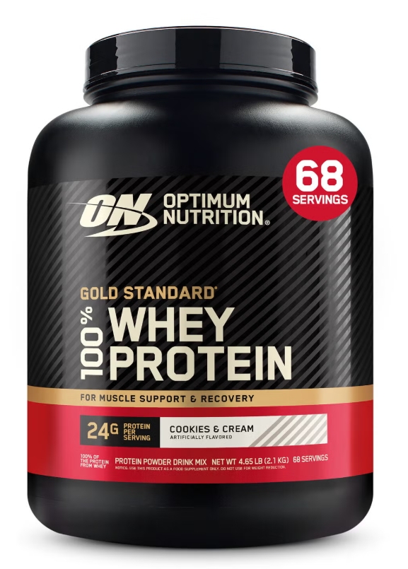 Optimum Nutrition - 100% Whey Gold Cookie&Crm 5Lb