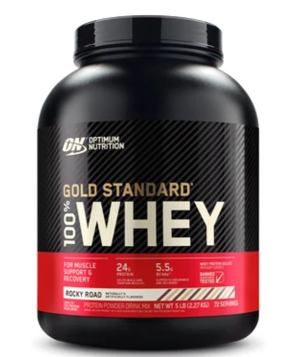 Optimum Nutrition - 100% Whey Gold Rocky Road 5Lb