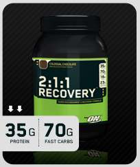 Optimum Nutrition - 2:1:1 Recovery Chocolate 3.73 lbs. TEMPORARELY UNAVAILABLE