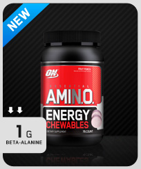 Optimum Nutrition - Amino Energy Chewables 75 Servings Fruit Punch- TEMP UNAVAILABLE