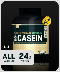 Optimum Nutrition - Gold Standard Natural 100% Casein 4 lbs Vanilla-OUT OF STOCK