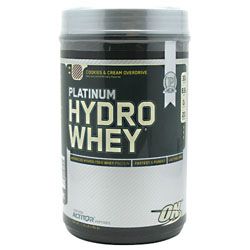 Optimum Nutrition - Platinum Hydrowhey Cookies & Cream Overdrive 1.75 Lb  TEMPORARELY UNAVAILABLE