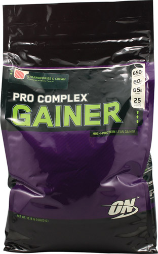 Optimum Nutrition - Pro Complex Gainer Strawberry Cream 10.16 lbs.  TEMPORARILY UNAVAILABLE