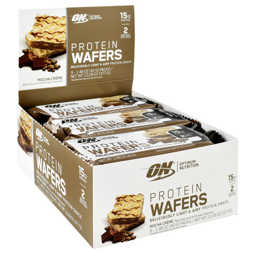 Optimum Nutrition - Protein Wafers Mocha 9 Box-UNAVAILABLE
