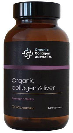 Organic Collagen Australia Pure Collagen w/ Liver 120 capsule