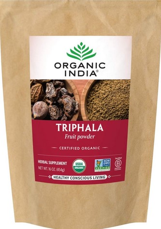 Organic India Bulk Herb Triphala Powder 1 lb