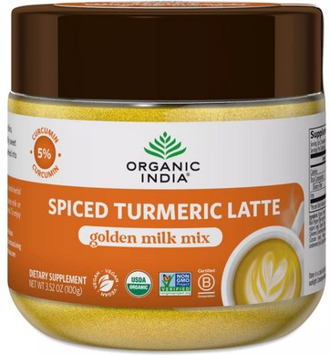 Organic India Organic Spiced Turmeric Latte (Golden Milk Mix) 3.5 ounce