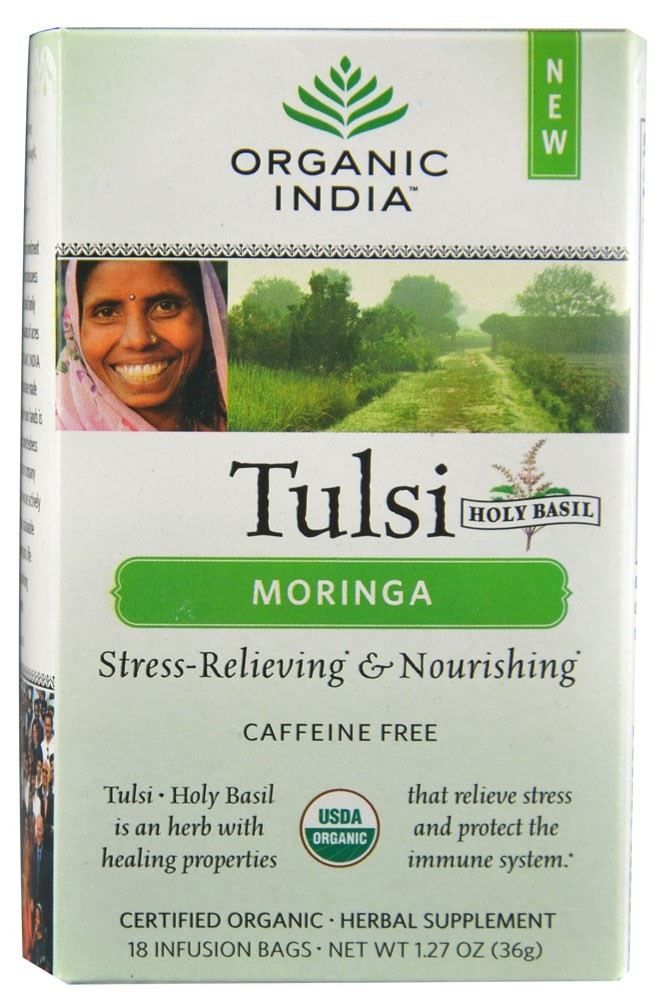 Organic India Tulsi Tea Moringa 18 bag
