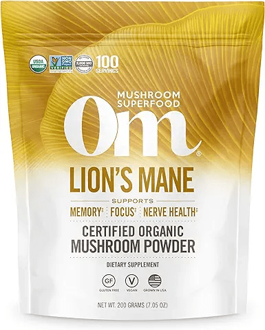 Organic Mushroom Nutrition - Lion's Maine 7oz 100 Servings      TEMPORARILY UNAVAILABLE