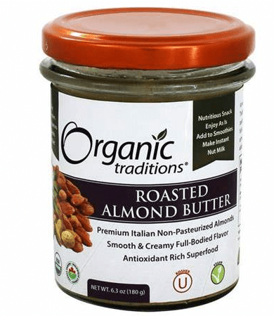 Organic Traditions Almond Butter Roasted 6.45 ounce