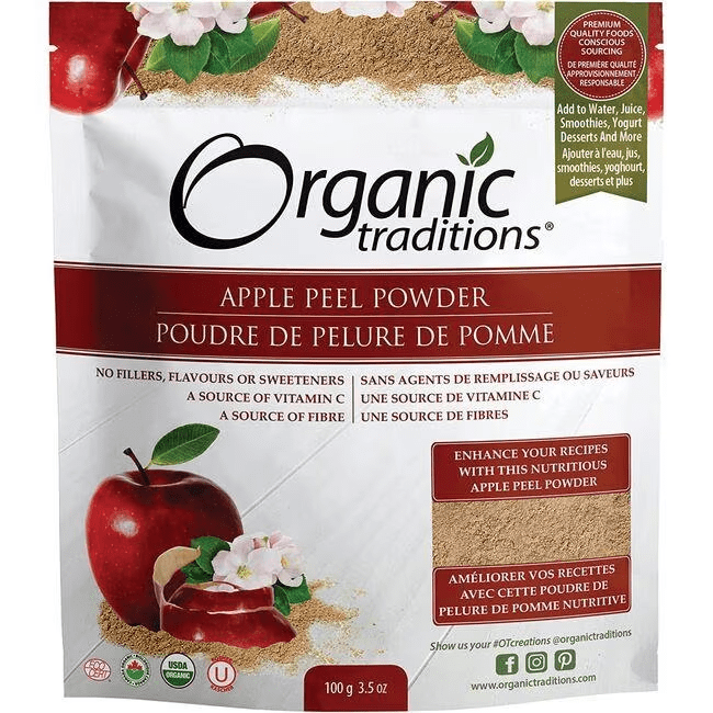 Organic Traditions Apple Peel Powder 3.5 ounce