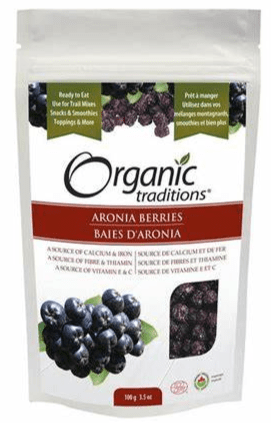Organic Traditions Aronia Berries 3.5 ounce     TEMPORARILY UNAVAILABLE