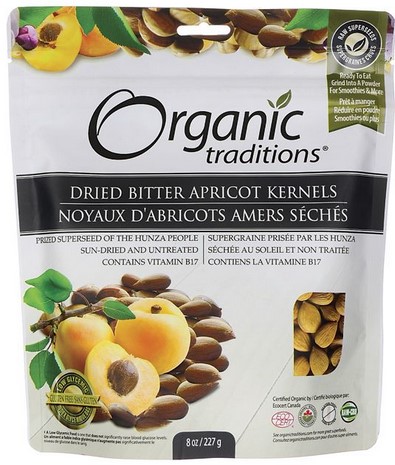 Organic Traditions Bitter Apricot Kernels 8 ounce