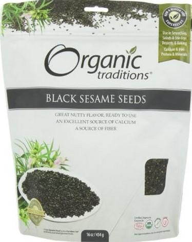 Organic Traditions Black Sesame Seeds 16 ounce-OUT OF STOCK