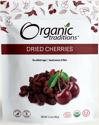 Organic Traditions Cherries Dried 3.5 ounce