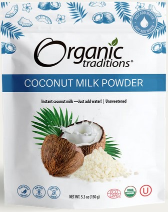 Organic Traditions Coconut Milk Powder 5.3 ounce