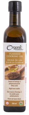 Organic Traditions Flaxseed Cooking Oil 16.9 ounce