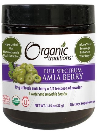 Organic Traditions Full Spectrum Amla 1.15 ounce