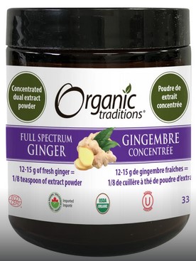 Organic Traditions Full Spectrum Ginger 1.15 ounce
