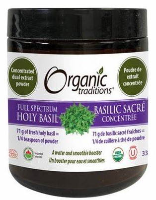 Organic Traditions Full Spectrum Holy Basil 1.15 ounce