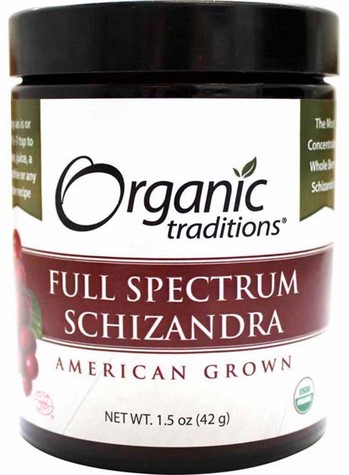 Organic Traditions Full Spectrum Schizandra 1.5 ounce