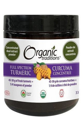 Organic Traditions Full Spectrum Turmeric 1.15 ounce