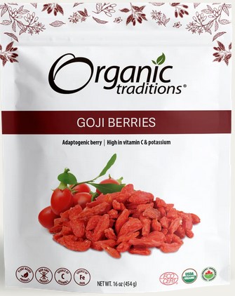 Organic Traditions Goji Berries 16 ounce