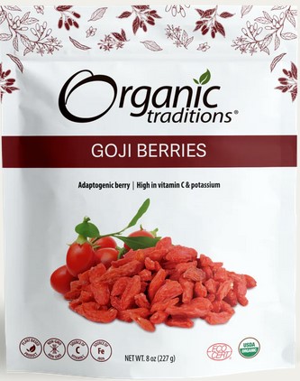Organic Traditions Goji Berries 8 ounce