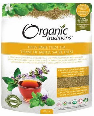 Organic Traditions Holy Basil Tulsi Tea Cut 7 ounce