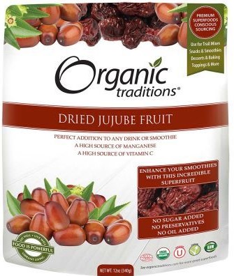 Organic Traditions Jujube Fruit 12 ounce