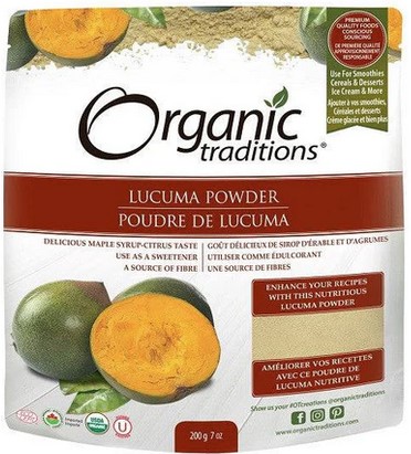 Organic Traditions Lucuma Powder 7 ounce