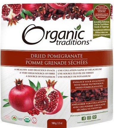 Organic Traditions Pomegranates 3.5 ounce