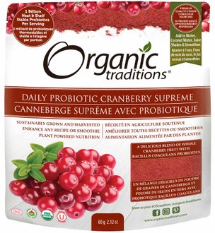 Organic Traditions Probiotic Cranberry Supreme 2.1 ounce