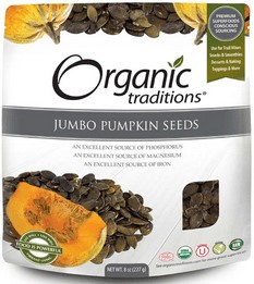 Organic Traditions Pumpkin Seeds 8 ounce