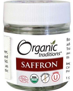 Organic Traditions Saffron 1 gm