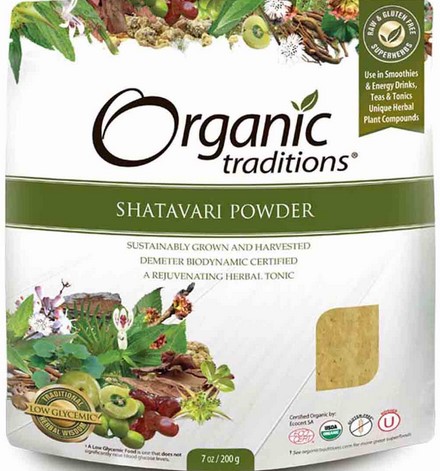 Organic Traditions Shatavari Powder 7 ounce