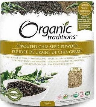 Organic Traditions Sprouted Chia 8 ounce