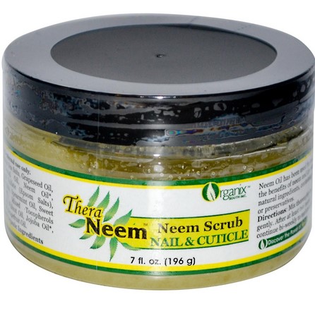 Organix South Neem Nail & Cuticle Scrub Natural 7 oz Liq