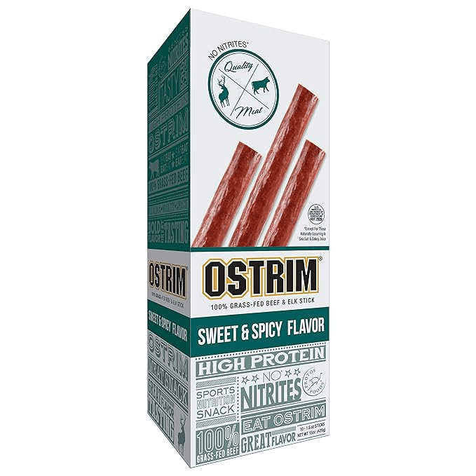 Ostrim Beef and Elk Stick Sweet and Spicy 1.5 oz 10/pc