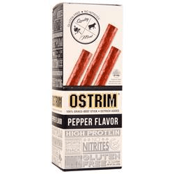 Ostrim Pepper Flavor Beef and Ostrich 10/1.5 oz. 