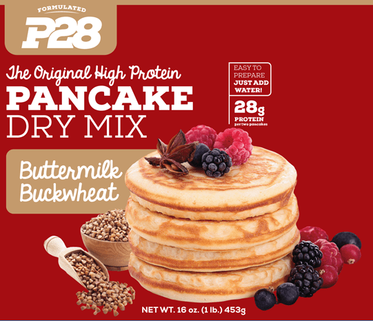 P28 High Protein Pancackes Buttermilk Buckwheat 16oz. TEMPORARELY UNAVAILABLE