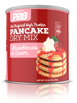 P28 High Protein Pancakes Strawberries n' Cream 16oz.  TEMPORARELY UNAVAILABLE