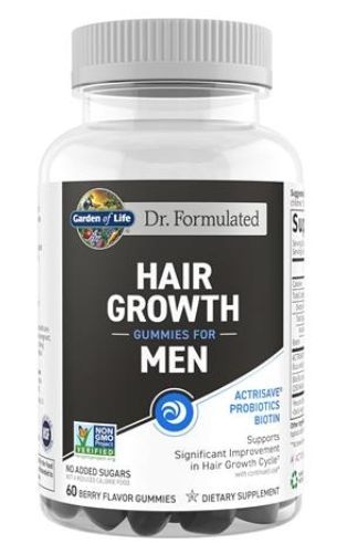 Garden of Life - Dr. Formulated Hair Growth For Men Gummies 60 Berry Flavor