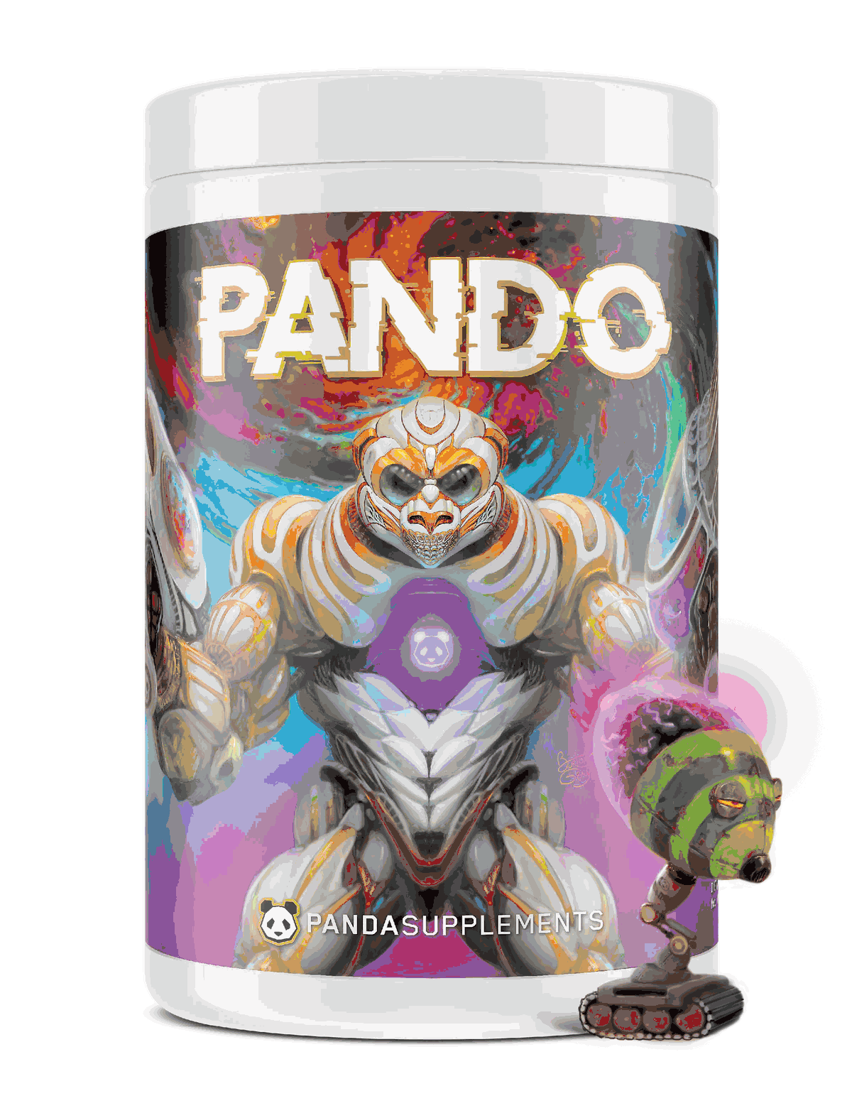 Panda Supplements Pando High Stim Pre 25 Servings Berry Lime Reactor Flavor