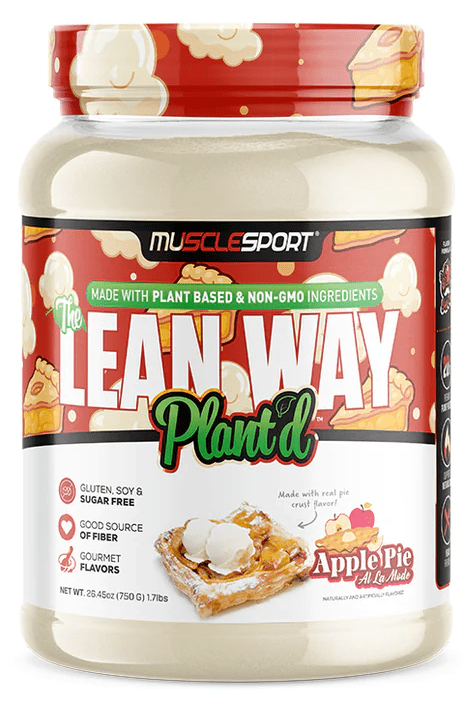 Muscle Sport Lean Whey Plant'd Apple Pie 1.7pnds 25Servings