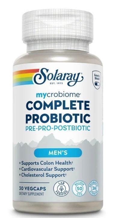 Solaray Complete Probiotic Men's 50 Billion CFU 30vc