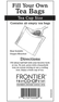 Frontier Fill Your Own Tea Bags 40(bags)